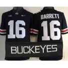 ncaa jerseys ohio state buckeyes #16 barrett black