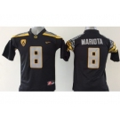 ncaa jerseys oregon ducks #8 marcus mariota black