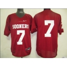 ncaa jerseys sooners #7 red