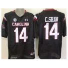 ncaa jerseys south carolina #14 c.shaw white