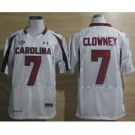 ncaa jerseys south carolina #7 clowney white