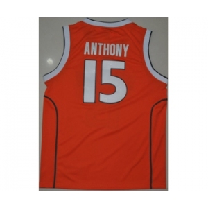 ncaa jerseys syracuse orange #15 carmelo anthnoy orange