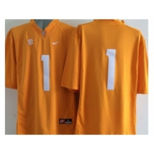 ncaa jerseys tennessee volunteers #1 orange