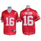 ncaa jerseys wisconsin badgers #16 russell wilson red