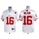 ncaa jerseys wisconsin badgers #16 russell wilson white