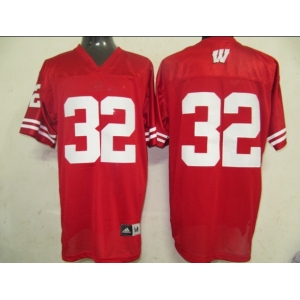 ncaa jerseys wisconsin badgers #32 red