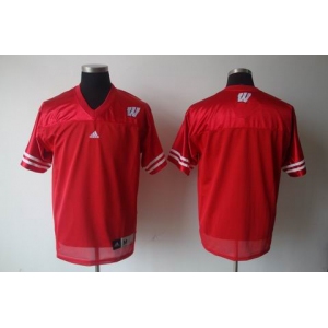 ncaa jerseys wisconsin badgers blank red
