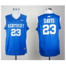 ncaa kentucky wildcats #23 davis blue