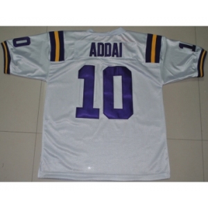 ncaa (lsu tigers) #10 addai black