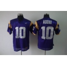 ncaa (lsu tigers) #10 addai purple