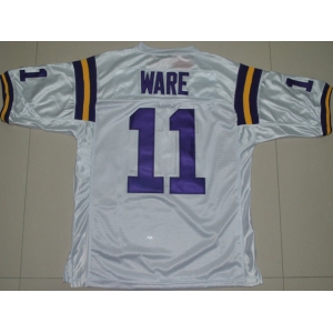 ncaa (lsu tigers) #11 spencer ware white