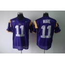 ncaa (lsu tigers) #11 ware purple