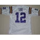 ncaa (lsu tigers) #12 jarrett lee white