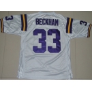 ncaa (lsu tigers) #33 odell beckham white