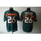 ncaa (miami hurricanes) #26 taylor green