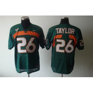 ncaa (miami hurricanes) #26 taylor green