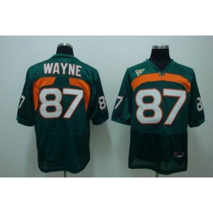 ncaa (miami hurricanes) #87 wayne green