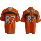 ncaa (miami hurricanes) #87 wayne orange