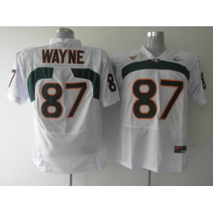 ncaa (miami hurricanes) #87 wayne white