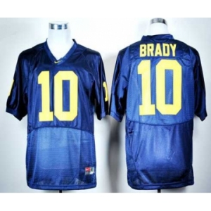 ncaa (michigan wolverines) #10 brady blue[nike]