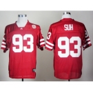 ncaa nebraska cornhuskers #93 suh red