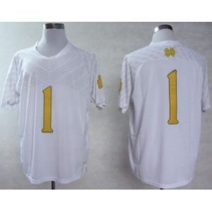 ncaa norte dame fighting irish #1 white[2013]