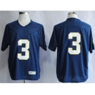 ncaa norte dame fighting irish #3 joe montana blue[2013]