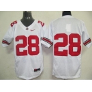 ncaa (ohio state) #28 white