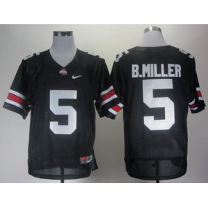 ncaa ohio state buckeyes #5 b.miller black