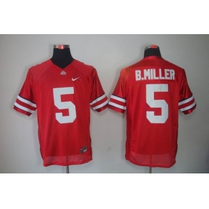 ncaa ohio state buckeyes #5 b.miller red