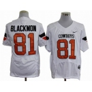 ncaa oklahoma state cowboys #81 blackmon white