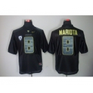 ncaa oregon ducks #8 marcus mariota black