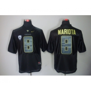 ncaa oregon ducks #8 marcus mariota black