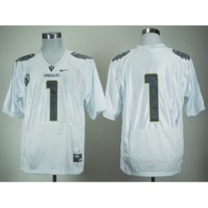 ncaa oregon ducks lamichael #1 white