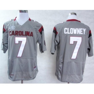 ncaa south carolina gamecocks #7 clowney grey