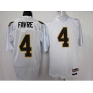 ncaa southern mississippi golden eagles #4 favre white