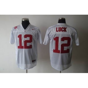 ncaa stanford cardinals #12 andrew luck white