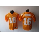 ncaa (tennessee) #16 manning orange