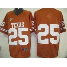 ncaa (texas) jerseys #25 orange m&n