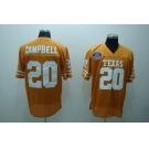 ncaa (texas longhorns) #20 campbell orange