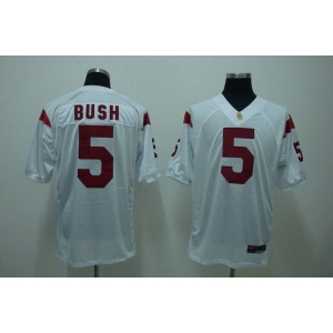 ncaa (usc trojans) #5 bush white