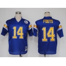 nfl jerseys san diego chargers #14 fouts blue