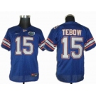 youth ncaa (florida gators)#15 tebow blue