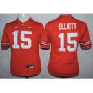 women ncaa jerseys ohio state buckeyes #15 elliott red