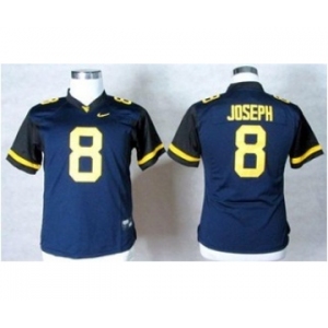 women ncaa jerseys virginia mountaineers #8 karl joseph blue