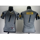 women ncaa jerseys west virginia mountaineers #1 tavon austin grey