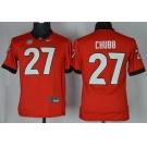 Georgia Bulldogs #27 Nick Chubb 2013 Red Limited Kids Jersey