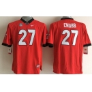 Georgia Bulldogs #27 Nick Chubb 2014 Red Limited Kids Jersey