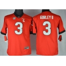 Georgia Bulldogs #3 Todd Gurley II 2013 Red Limited Kids Jersey