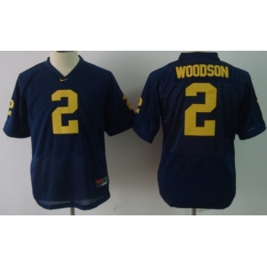 Michigan Wolverines #2 Charles Woodson Navy Blue Kids Jersey